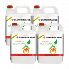Citronella Bioethanol Fireplace Fuel 4x5 Litres